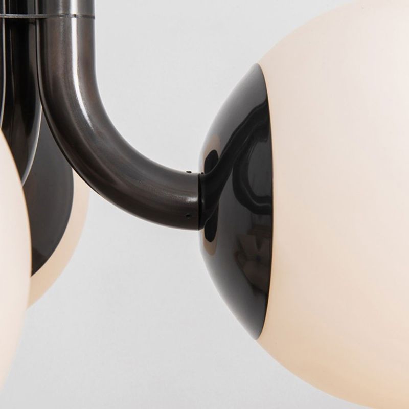 Schwung Tubular 500 Black Gunmetal Chandelier